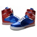 2013 Supra TK Society Men Blue Red White Leather Shoes