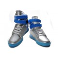 2013 Supra TK Society Men Sliver Blue Leather Shoes