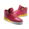 Popular Supra Skytop III Shoes Pink Yellow
