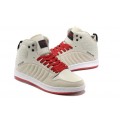 Mens Supra Stevie Williams S1W Beige Red Shoes