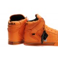Supra Vaider High Top Mens Skate Shoe Orange