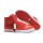 Supra Vaider High Top Skate Shoe Red White For Men