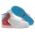 Supra Vaider High Top Skate Shoe White Red Blue For Men