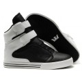 Supra TK Society Shoes Black White Leather