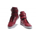 Supra TK Society Shoes Red Patent Leather For Men