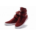 Supra TK Society Shoes Wine Red Leather