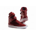 Supra TK Society Shoes Wine Red Leather