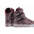 Supra TK Society Shoes Wine Red Silver
