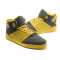 Mens Supra Skytop III Shoes Grey Yellow