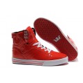 Supra Skytop Shoes Red White For Men