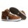 Supra Vaider High Top Mens Brown White Suede Shoes