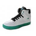 Supra Vaider High Top White Black Green Shoes For Men