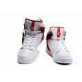 Supra Vaider High Top White Red Black Shoes For Men