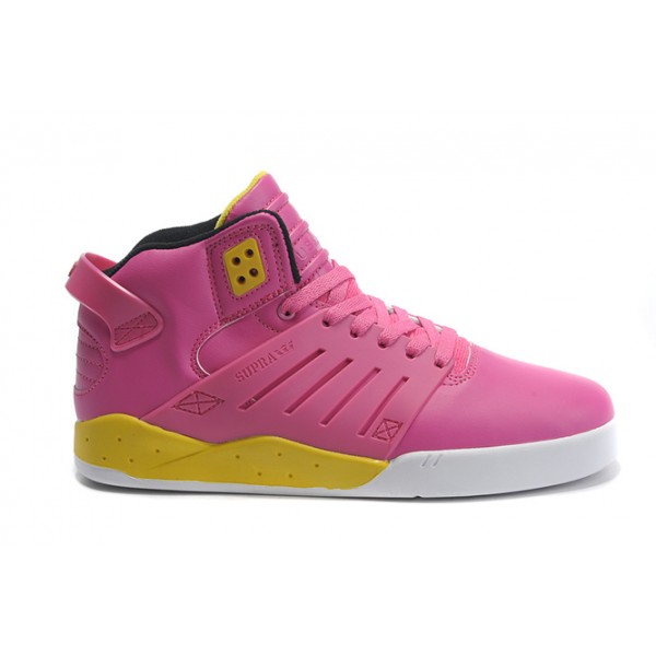 Supra Skytop III Shoes Pink Yellow For Women